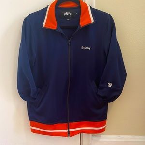 Stussy Poly Track Jacket With Small Logo
